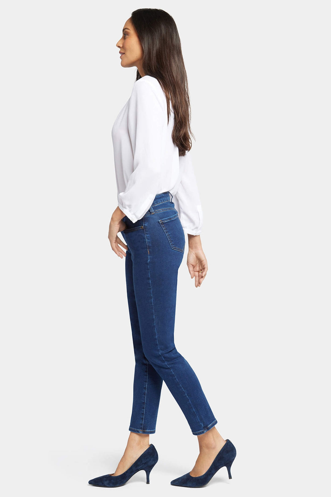 NYDJ MPRILA2633 Medium Blue Alina Quinn Legging Ankle Jeans - Shirley Allum Boutique