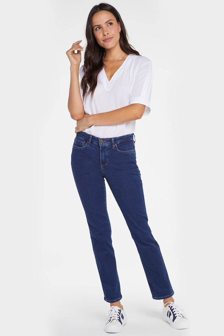 NYDJ MPRISS8518 Sheri Medium Blue Slim Quin Jeans - Shirley Allum Boutique