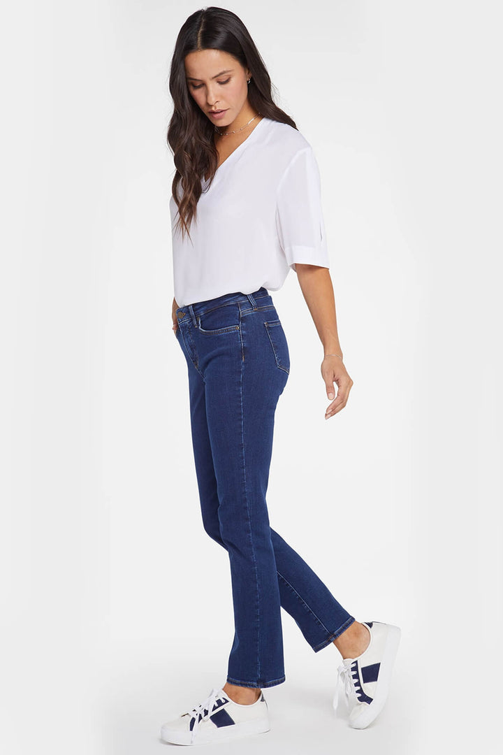NYDJ MPRISS8518 Sheri Medium Blue Slim Quin Jeans - Shirley Allum Boutique