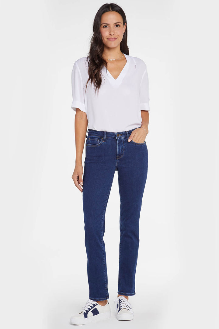 NYDJ MPRISS8518 Sheri Medium Blue Slim Quin Jeans - Shirley Allum Boutique