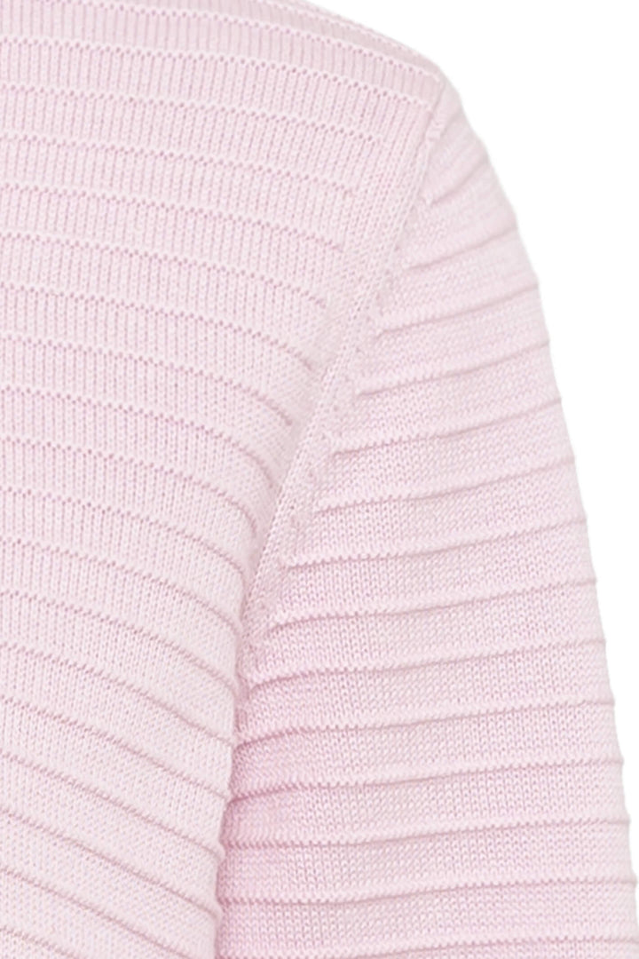 Olsen 11000753 Rose Pink Ribbed Jumper - Shirley Allum Boutique