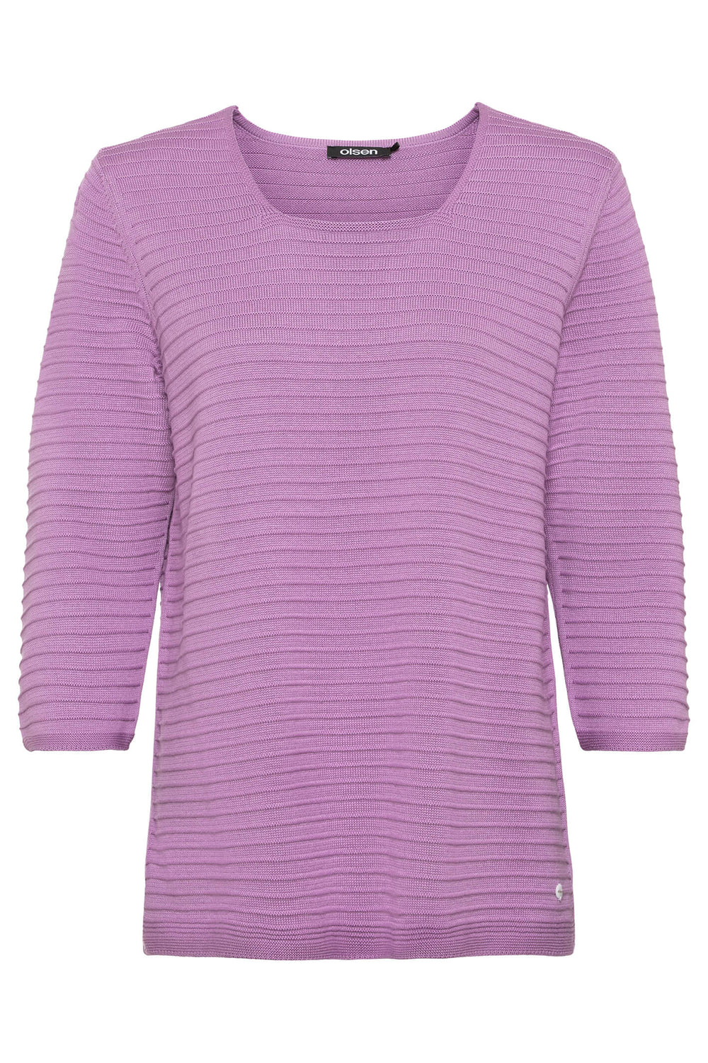 Olsen 11000753 Very Peri Mauve Ribbed Jumper - Shirley Allum Boutique