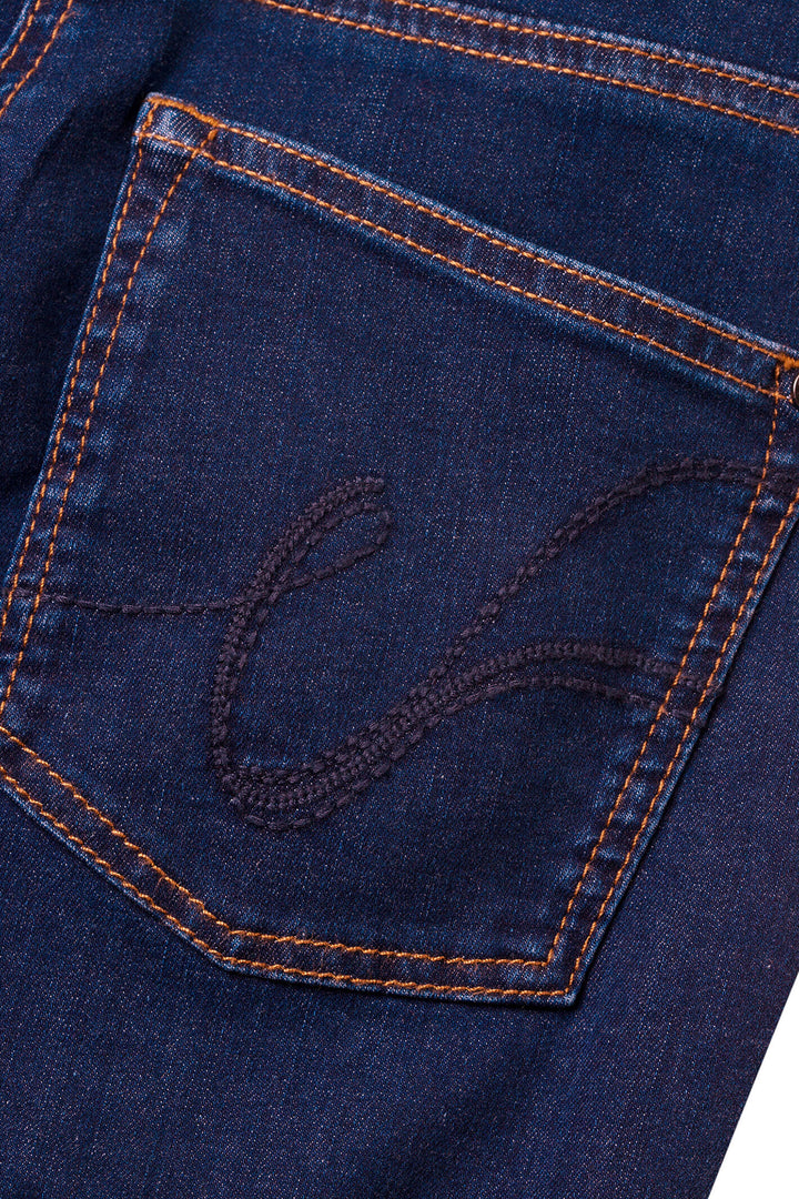 Olsen 14000122 Mona Blue Straight Denim Jeans - Shirley Allum Boutique