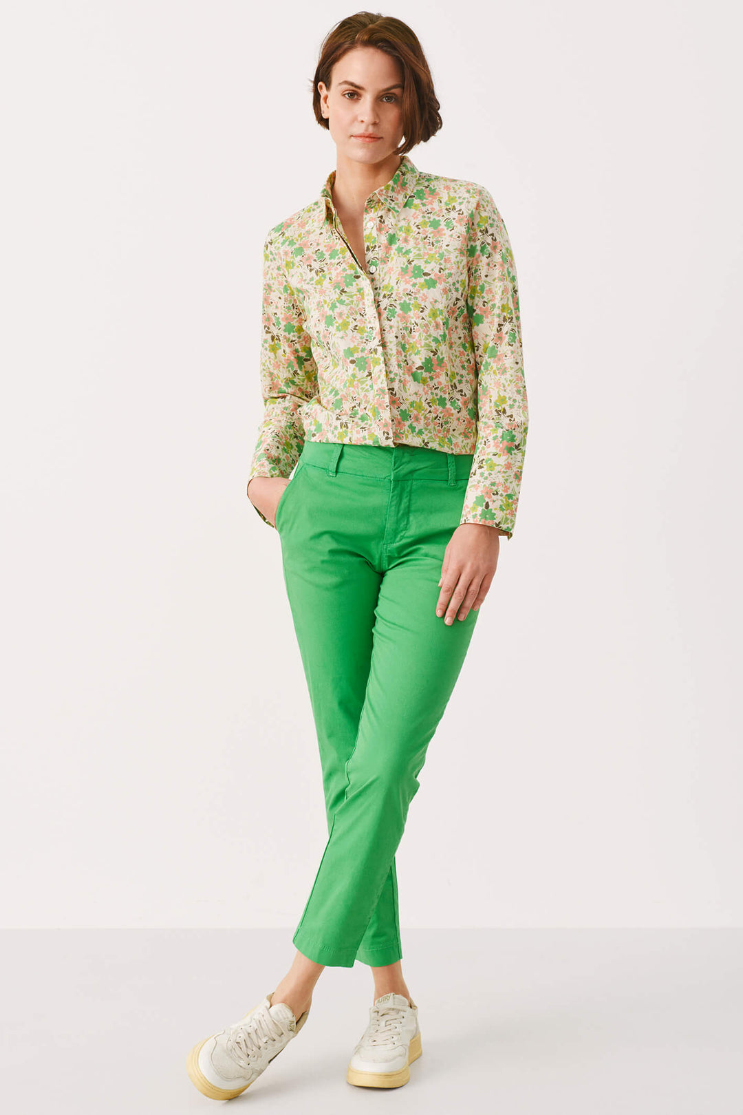 Part Two 30305570 166127 Soffys Greenbriar Green Trousers - Shirley Allum Boutique