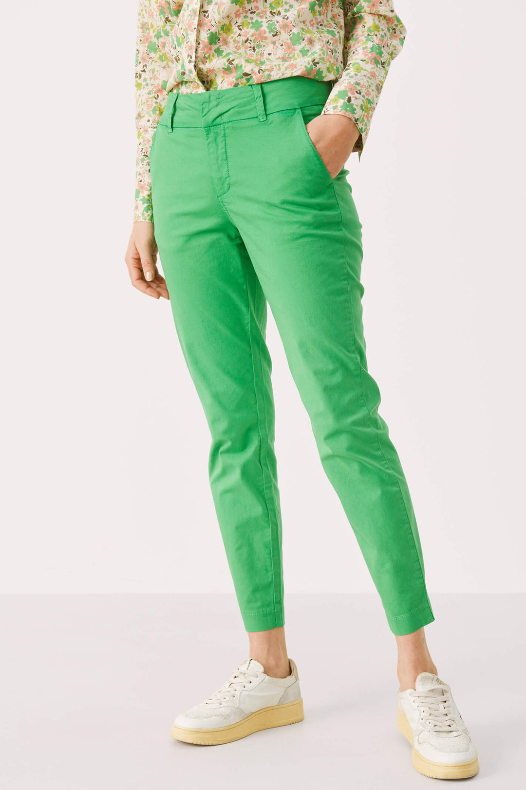 Part Two 30305570 166127 Soffys Greenbriar Green Trousers - Shirley Allum Boutique