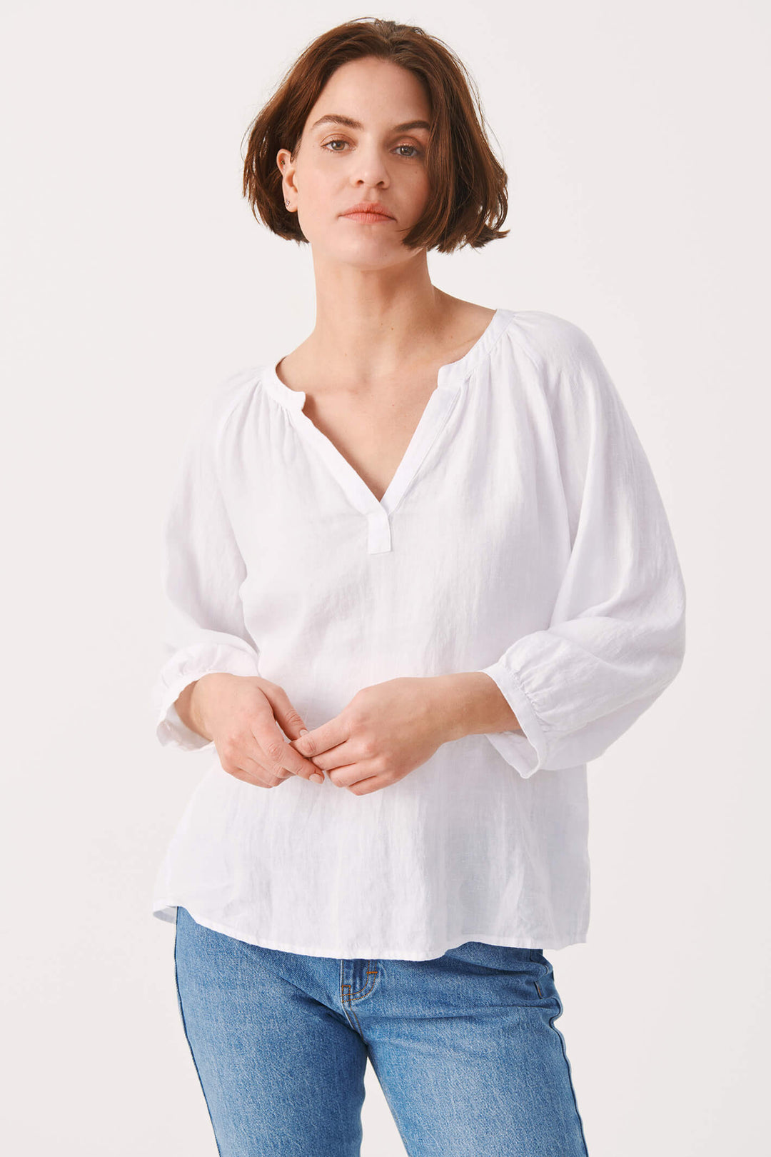 Part Two 30305893 110601 HikmaPW Bright White Blouse - Shirley Allum Boutique