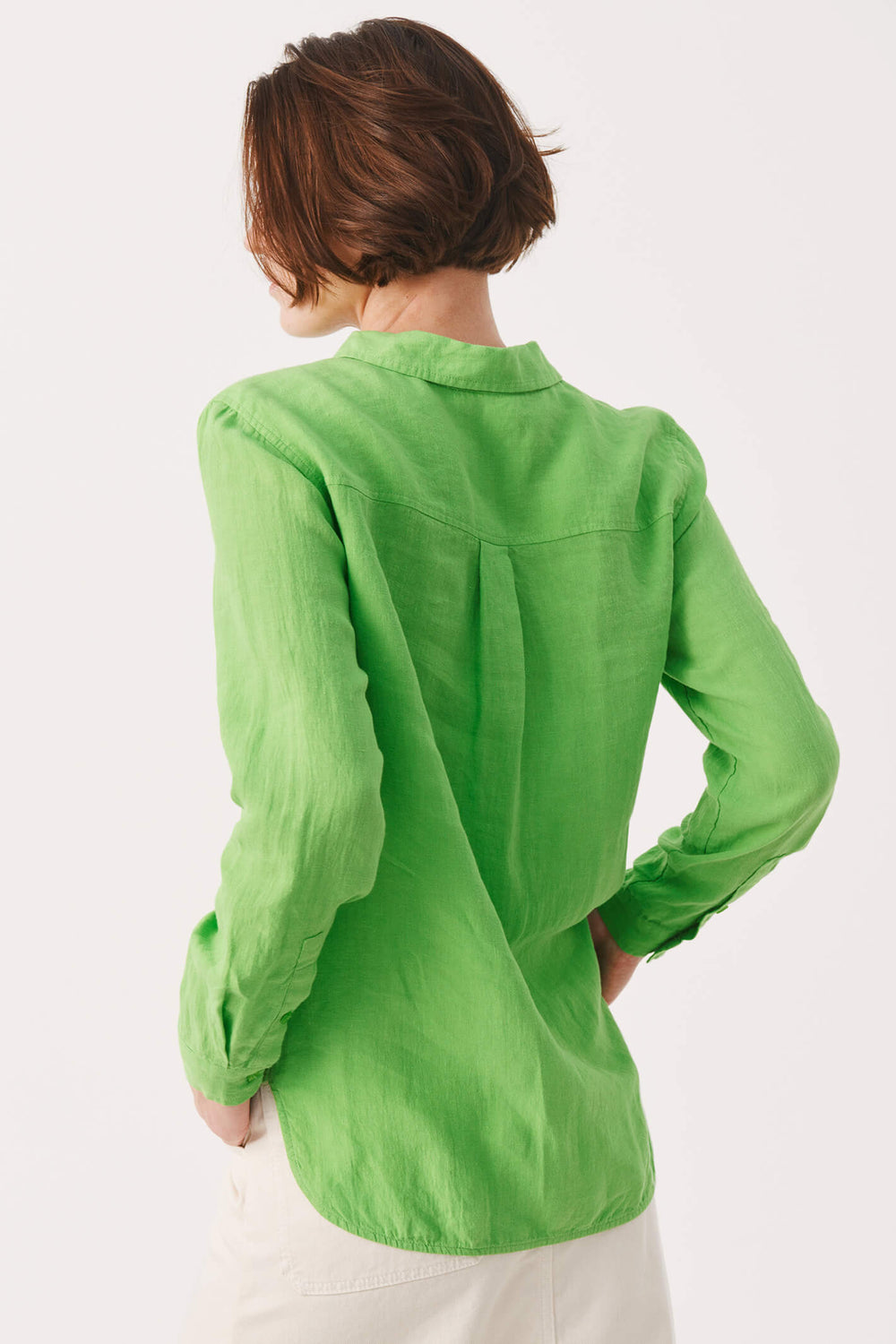 Part Two 30306952 156437 Kivas Grass Green Shirt - Shirley Allum Boutique