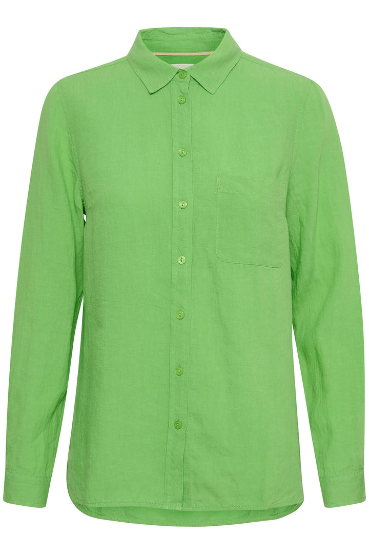 Part Two 30306952 156437 Kivas Grass Green Shirt - Shirley Allum Boutique