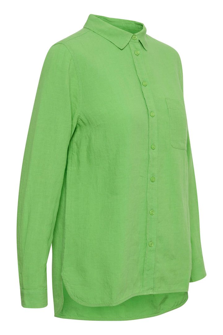 Part Two 30306952 156437 Kivas Grass Green Shirt - Shirley Allum Boutique