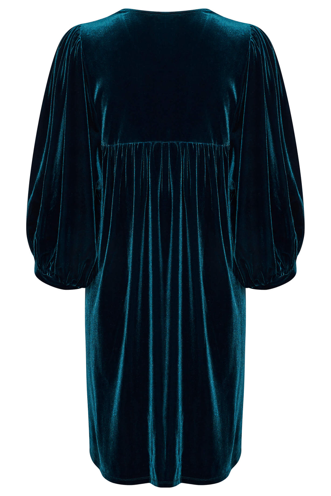 Part Two 30307317 Thit 301659 Teal Blue Moonlit Ocean Velvet Dress - Shirley Allum Boutique