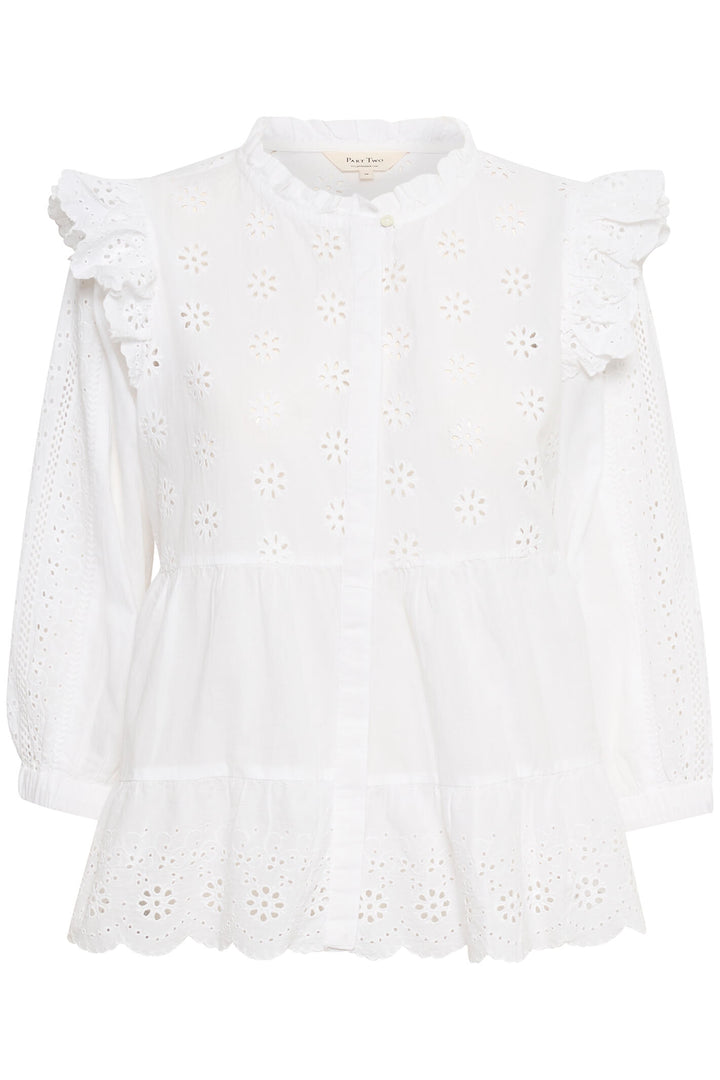 Part Two 30307509 Bright White Sona Shirt - Shirley Allum Boutique