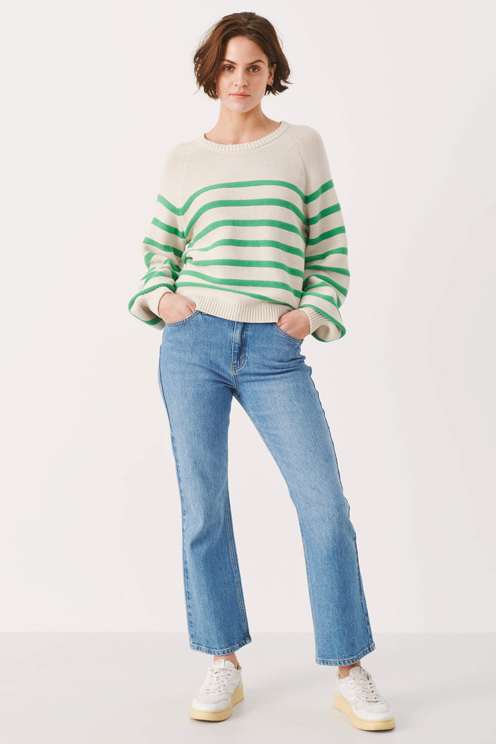 Part Two 30307539 301899 Saya Greenbriar Stripe Jumper - Shirley Allum Boutique