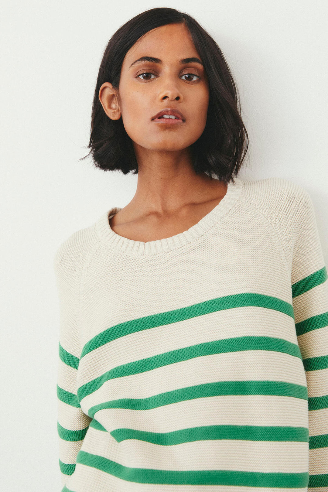 Part Two 30307539 301899 Saya Greenbriar Stripe Jumper - Shirley Allum Boutique