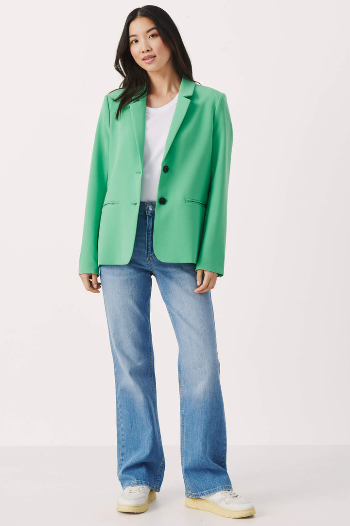 Part Two 30307727 Najanas Greenbriar Green Jacket - Shirley Allum Boutique