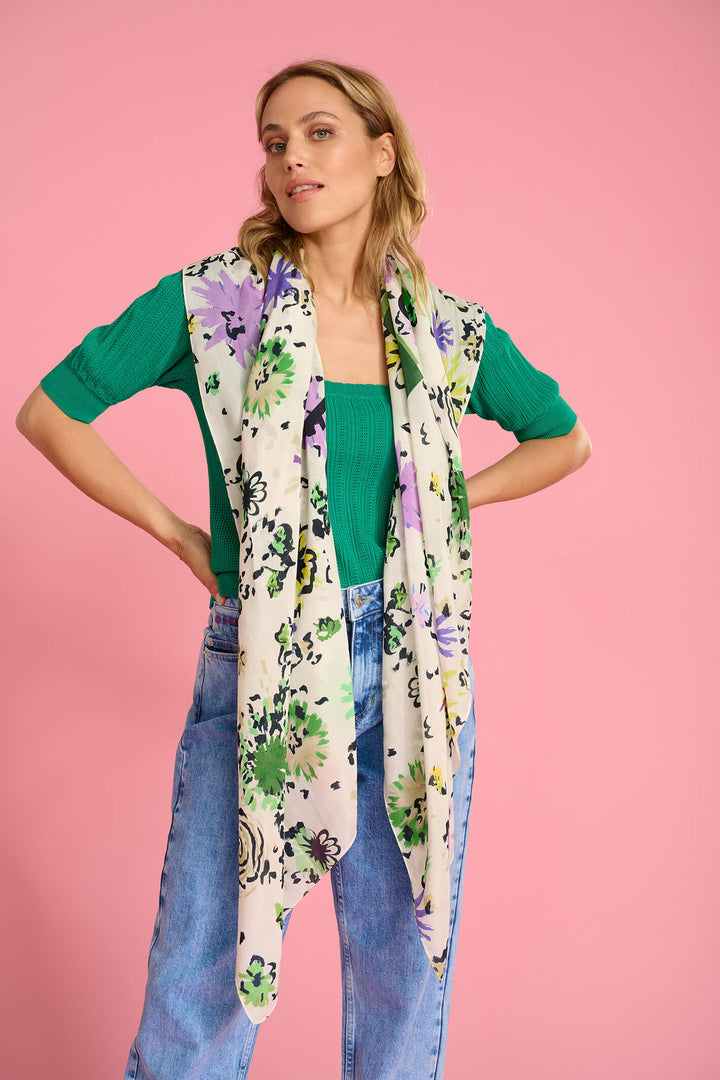 POM Amsterdam SP6782 Flower Confetti Dare Shawl - Shirley Allum Boutique