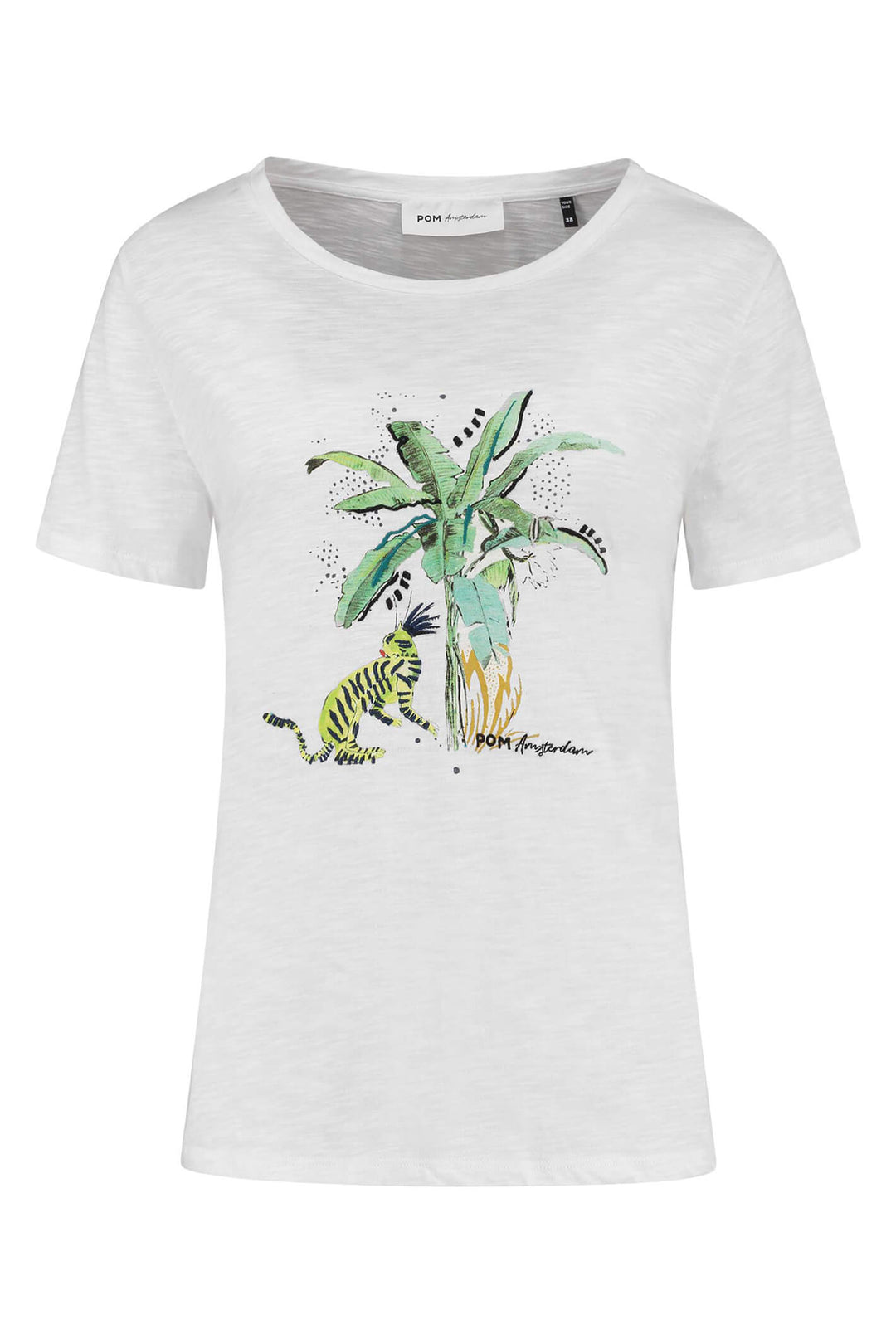 POM Amsterdam SP6809 Sunny Tiger T-Shirt - Shirley Allum Boutique
