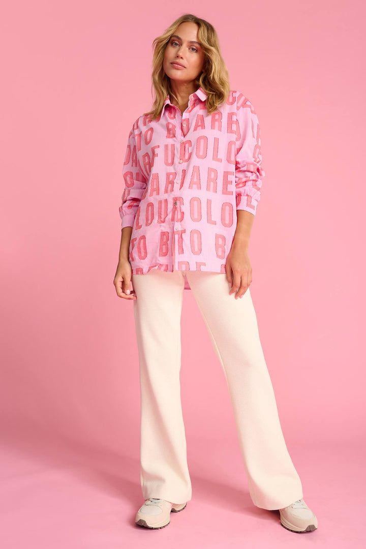 POM Amsterdam SP6833 Mila Dare To Be Pink Blouse - Shirley Allum Boutique