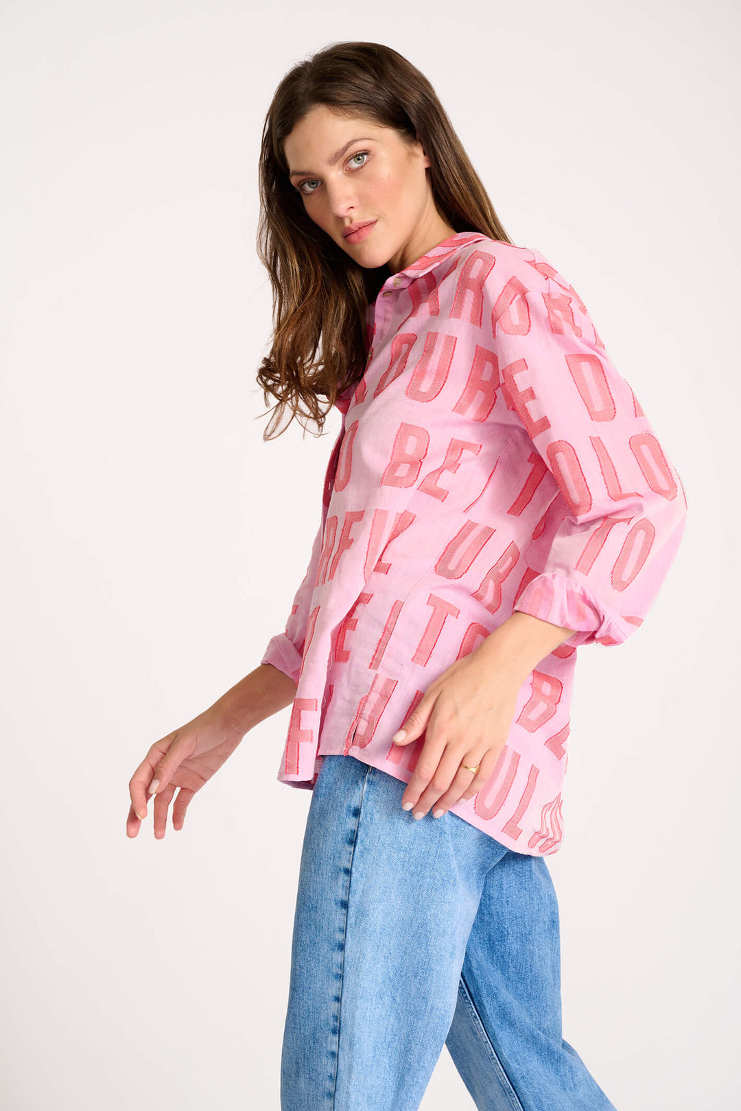 POM Amsterdam SP6833 Mila Dare To Be Pink Blouse - Shirley Allum Boutique