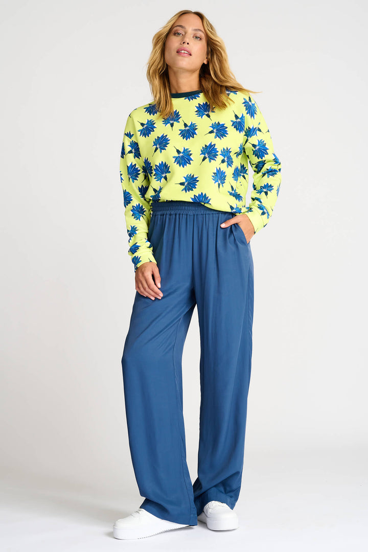 POM Amsterdam SP6856 Indigo Blue Trouser - Shirley Allum Boutique