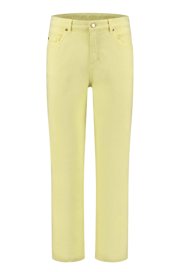 POM Amsterdam SP6859 Elli Denim Luminous Lime Jeans - Shirley Allum Boutique