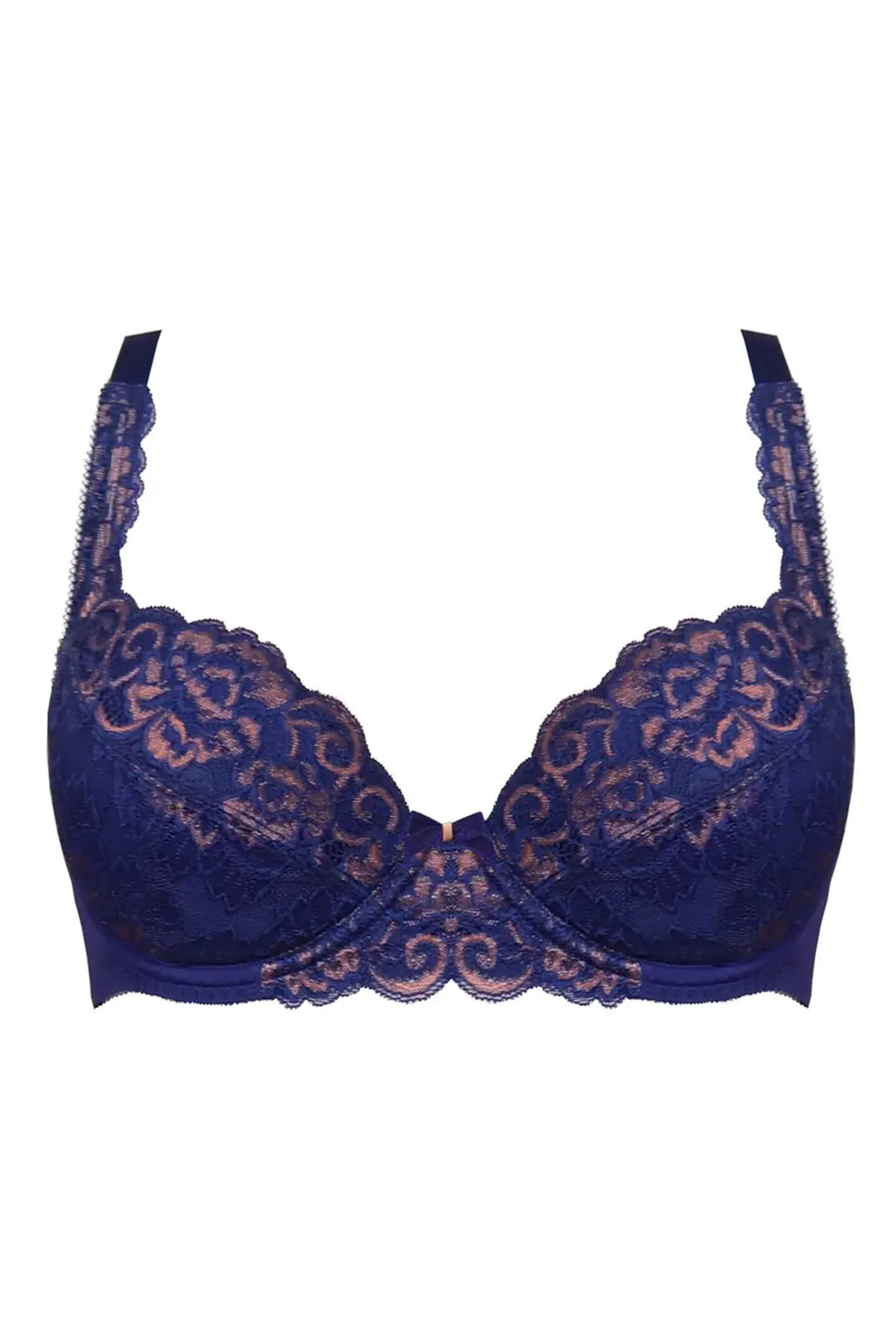 Pour Moi PM-183300 BlueRose Forever Fiore Padded Plunge Bra - Shirley Allum Boutique