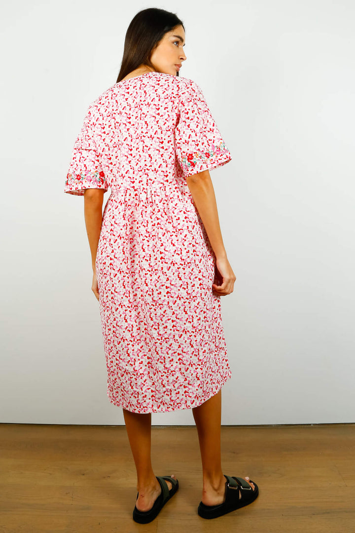 Primrose Park Dora Red Pink Petal 02 Dress - Shirley Allum Boutique