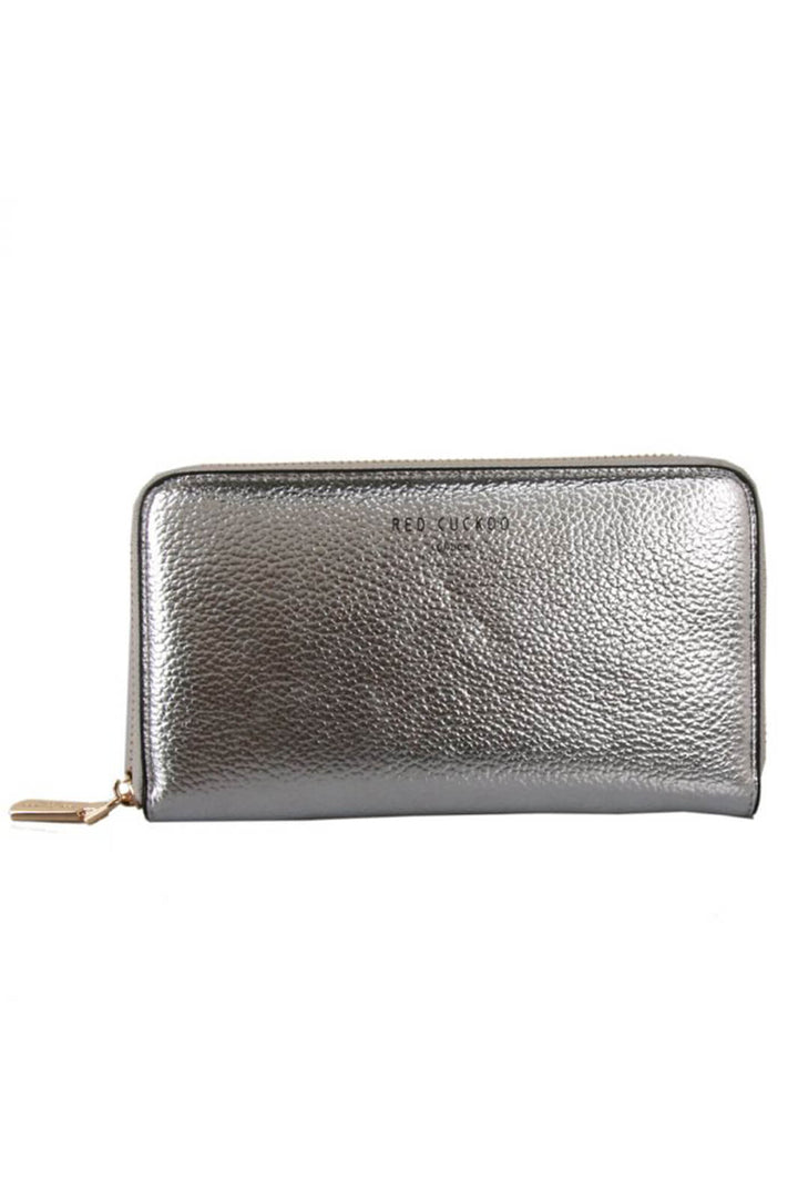 Red Cuckoo 589 Silver Purse - Shirley Allum Boutique