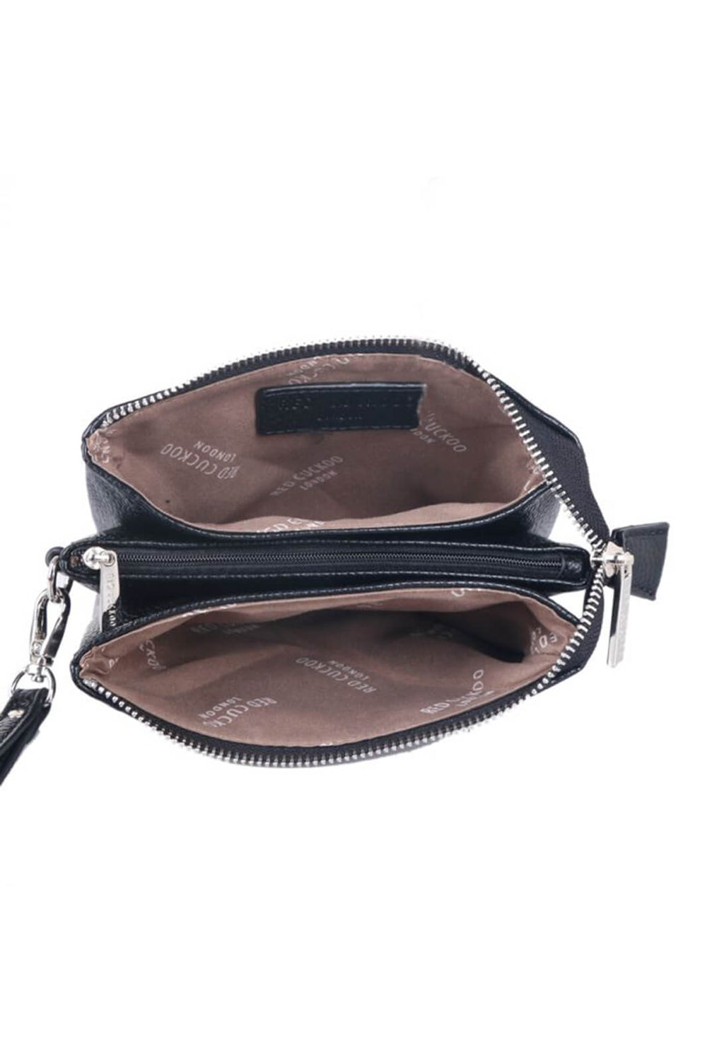 Red Cuckoo PP102 Black Small Clutch Bag - Shirley Allum Boutique