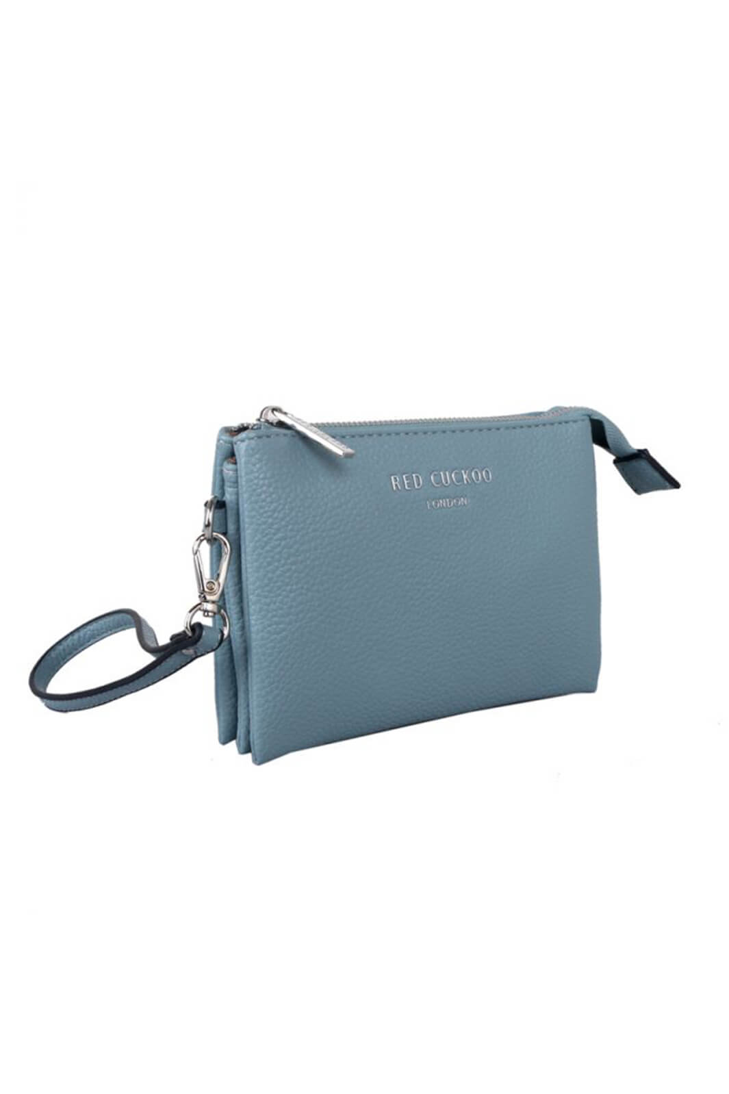 Red Cuckoo PP102 Blue Small Clutch Bag - Shirley Allum Boutique