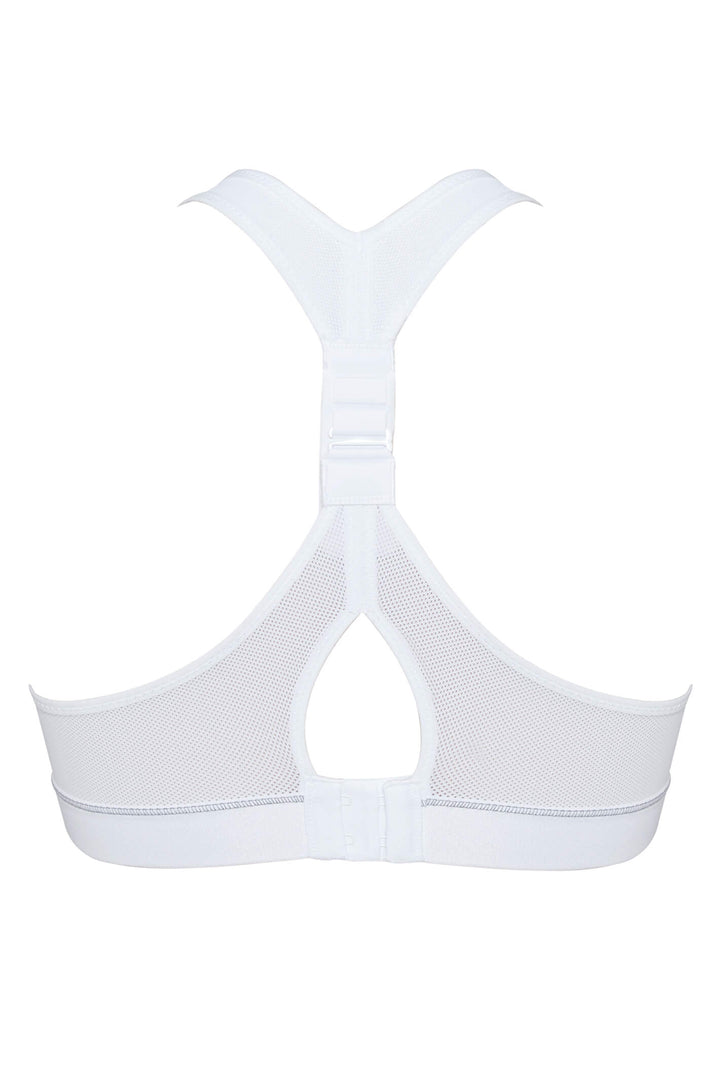Royce S8020 Impact Free Flex Fit White Sport Bra - Shirley Allum Boutique