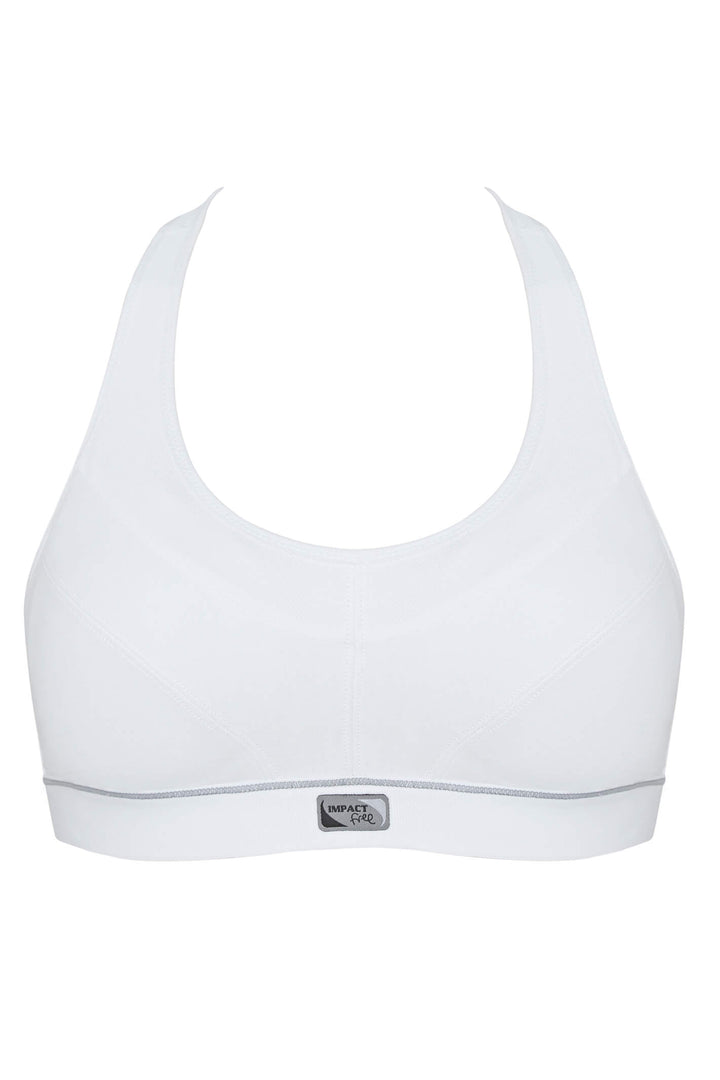 Royce S8020 Impact Free Flex Fit White Sport Bra - Shirley Allum Boutique
