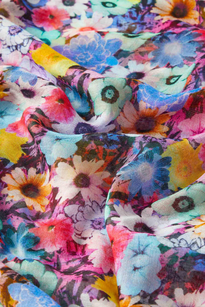 Sahara AHA5304-SBB Multi Summer Bloom Blend Scarf - Shirley Allum Boutique