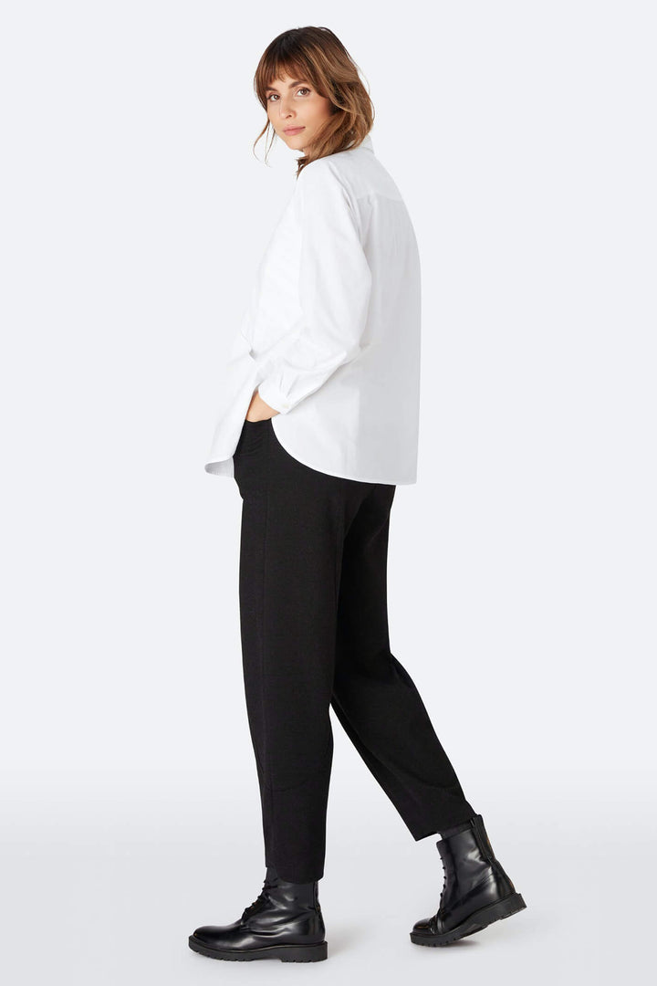 Sahara GRT3278-PTC Pintuck Cotton Chevron Shirt Soft White - Shirley Allum#colour_white