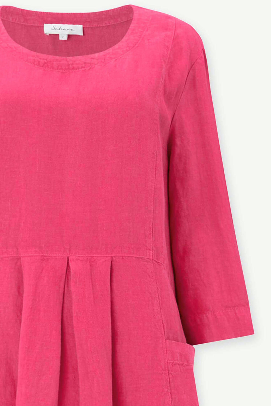 Sahara LAD4636 FWL Camilia Linen Pocket Dress - Shirley Allum Boutique