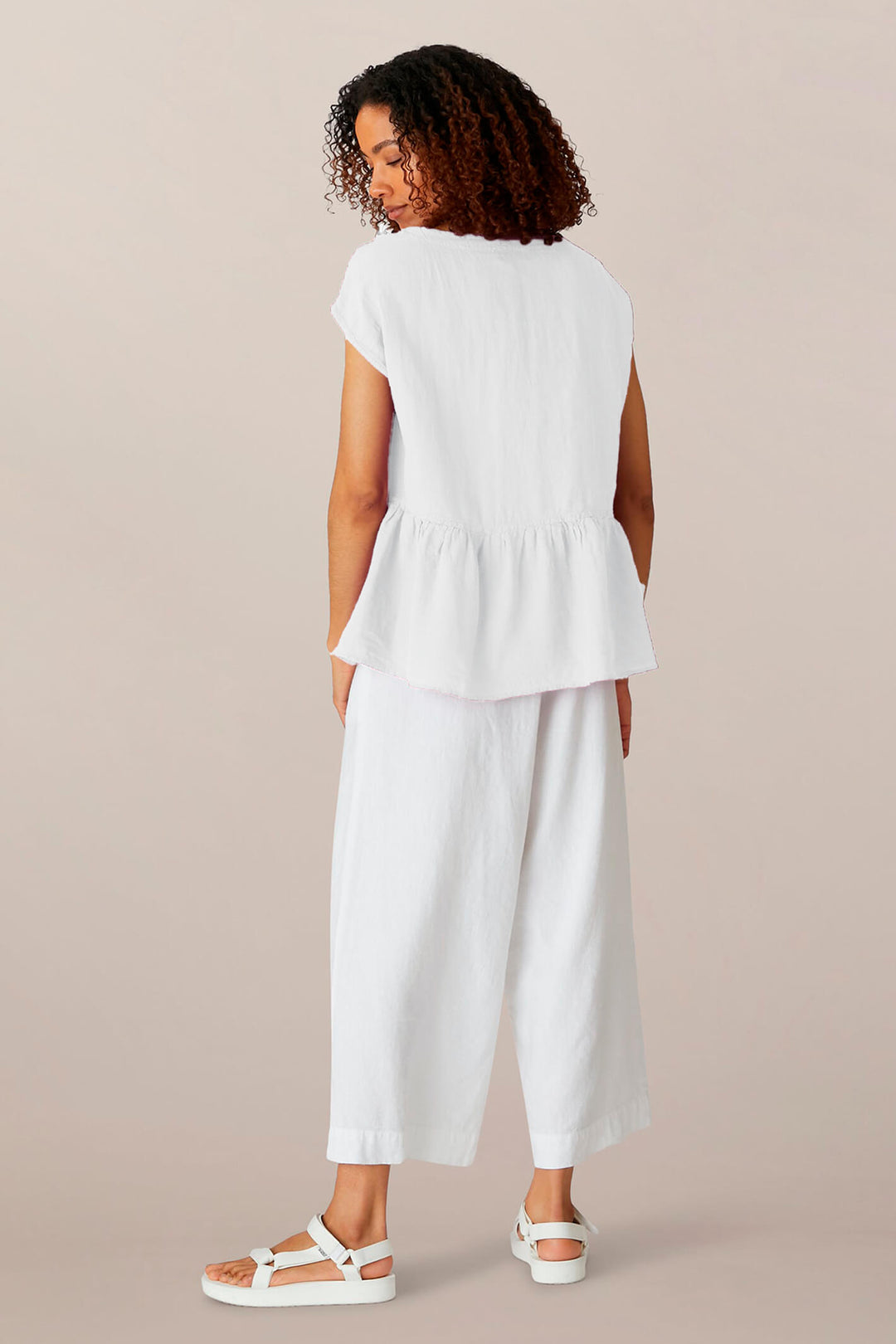 AEXAE Linen Woven Shirt in White … curated on LTK