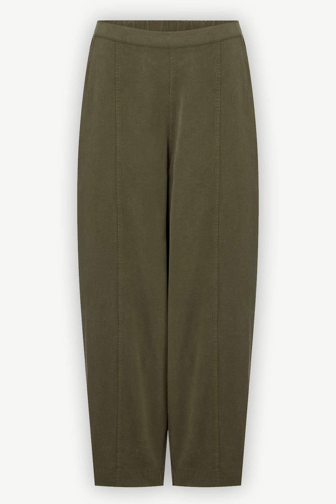 Sahara MTP3829-NTT Khaki Fluid Twill Bubble Trouser - Shirley Allum Boutique