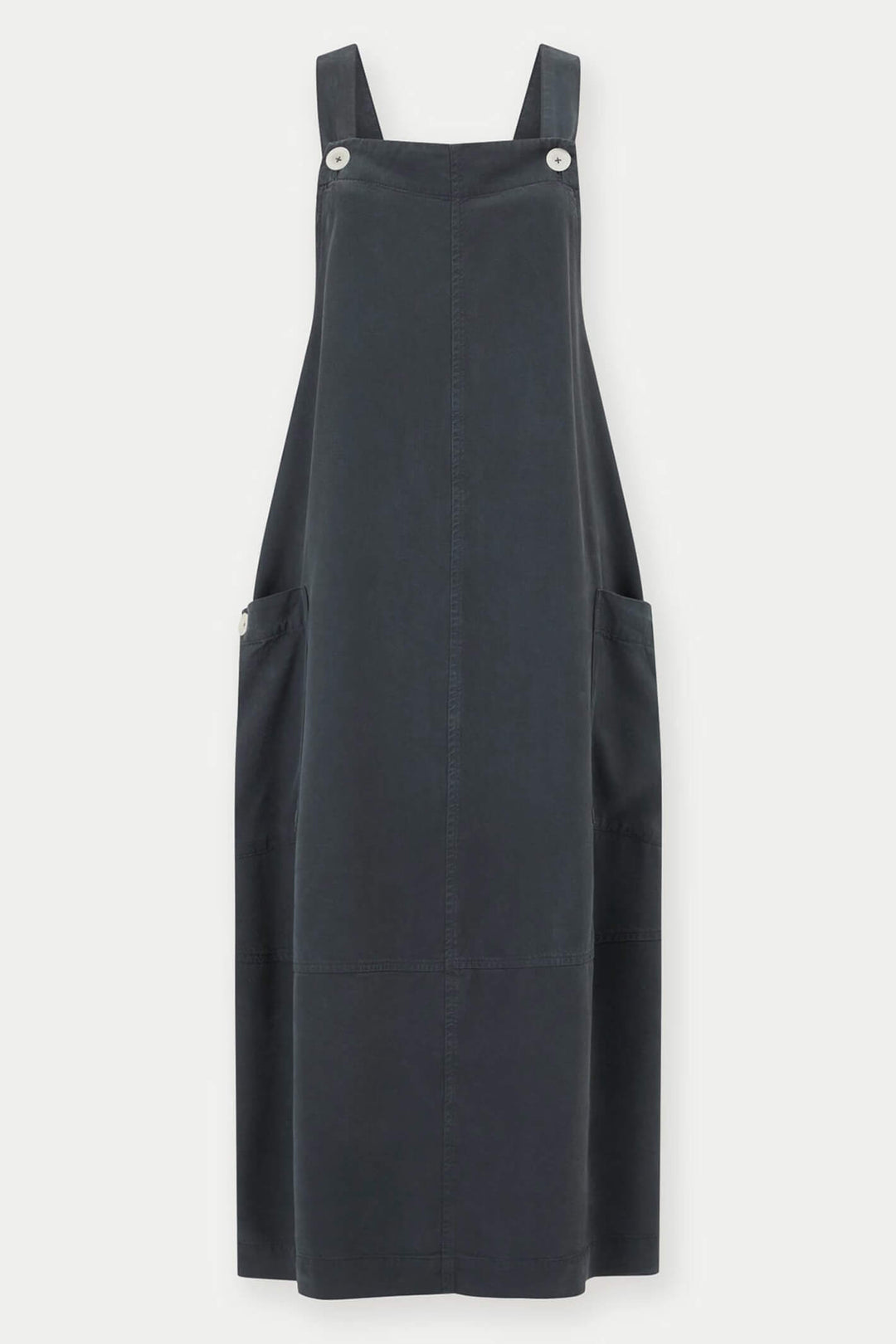 Sahara RED4694 NTT Steel Tencel Twill Pinafore Dress - Shirley Allum Boutique