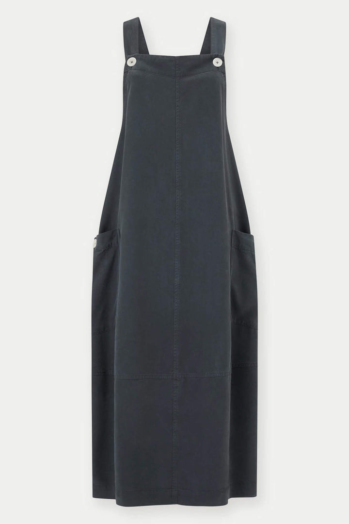 Sahara RED4694 NTT Steel Tencel Twill Pinafore Dress - Shirley Allum Boutique