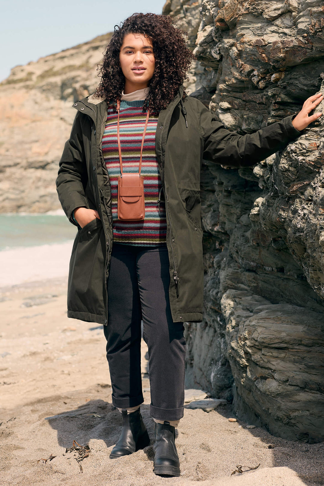 Waterproof Coat Plant Hunter Seasalt Buy Seasalt Cornwall Green