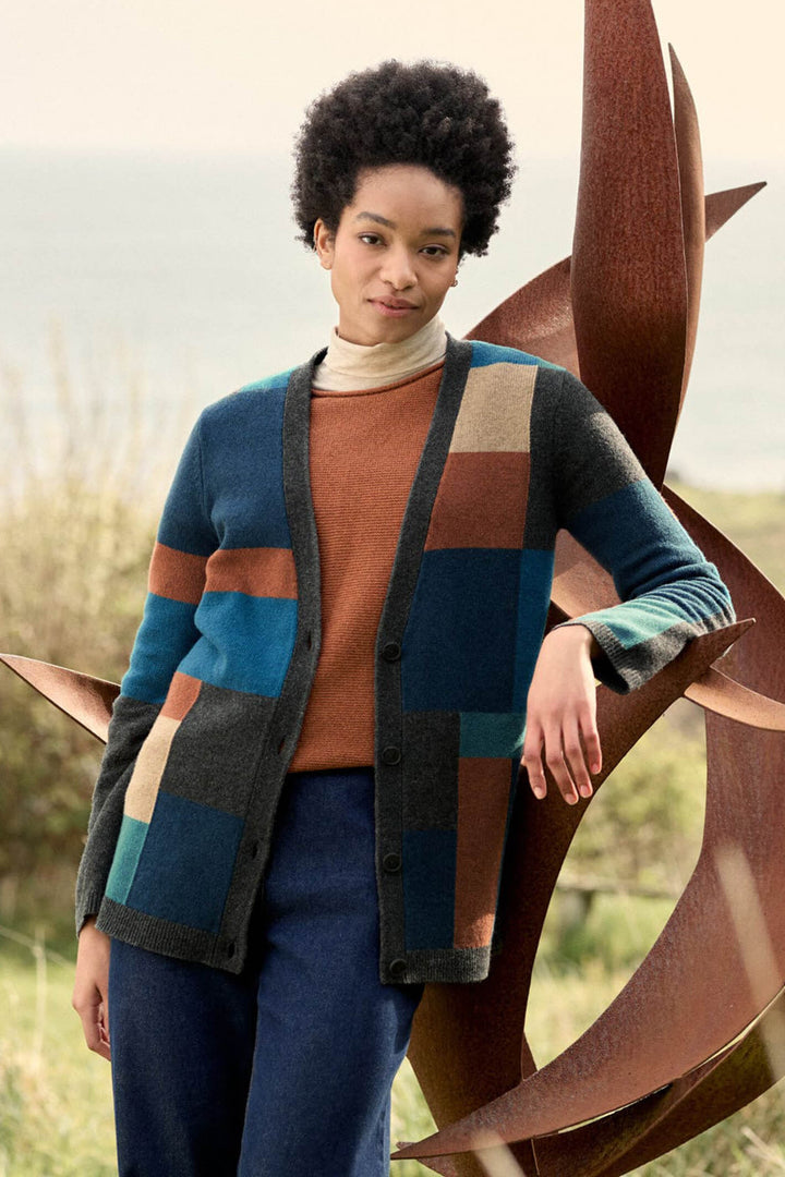 Seasalt 256162 Shorebreak Raincloud Mix Safe Sail Cardigan - Shirley Allum Boutique