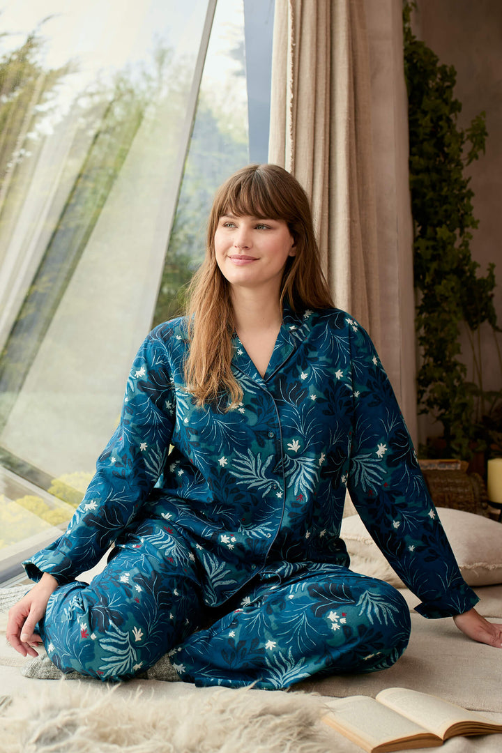 Seasalt 257061 Blue Sea Collage Atlantic View Point Pyjamas - Shirley Allum Boutique