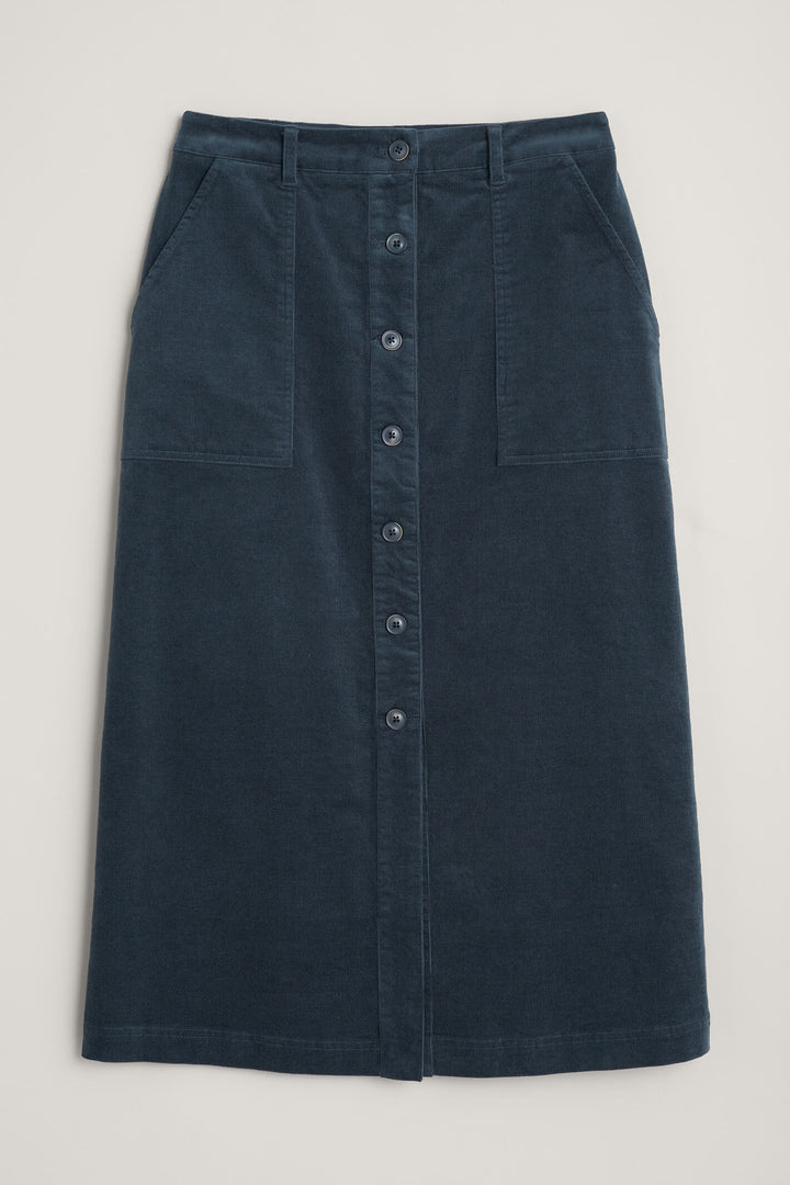 Seasalt 284265 Squid Ink Blue Duality Skirt - Shirley Allum Boutique