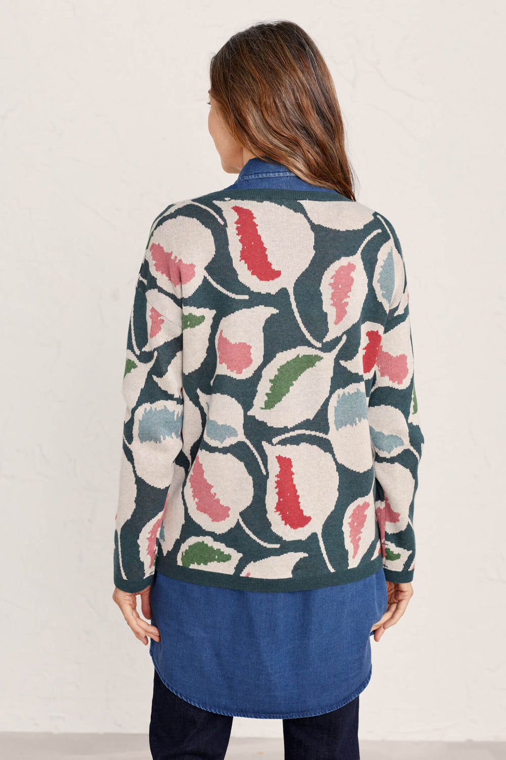 Seasalt B-WM27143-25128 Optimist Vintage Leaf Juniper Jumper - Shirley Allum Boutique