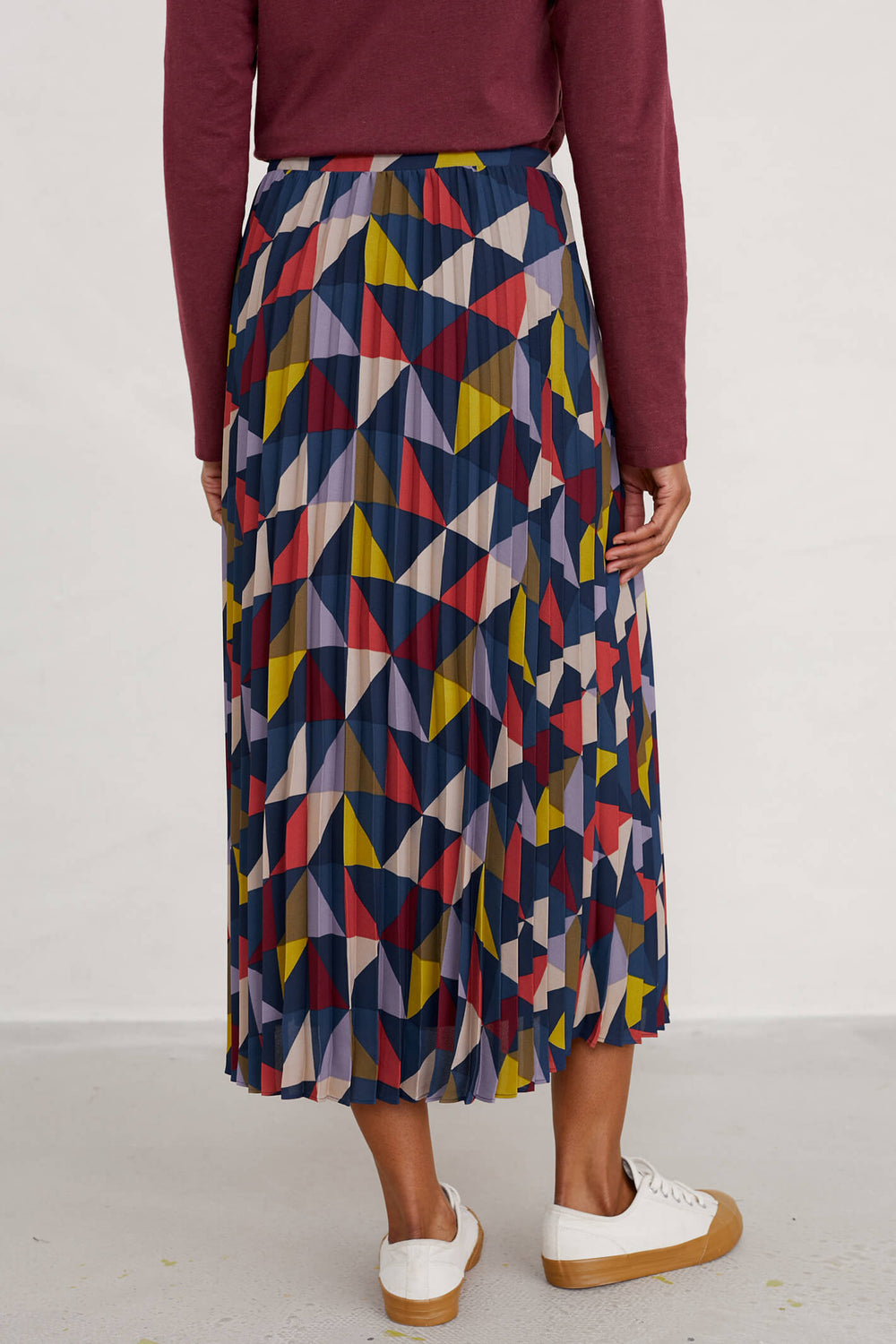 Seasalt B-WM2756-26272 Blanket Geo Magpie Heatherbank Skirt - Shirley Allum Boutique