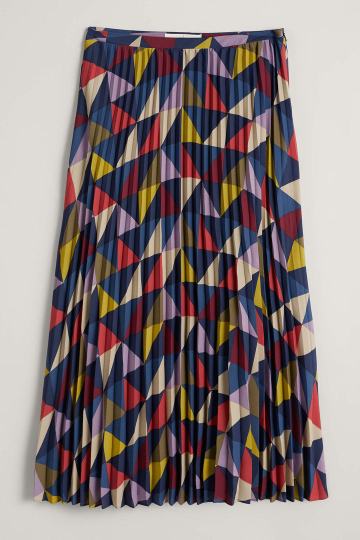 Seasalt B-WM2756-26272 Blanket Geo Magpie Heatherbank Skirt - Shirley Allum Boutique