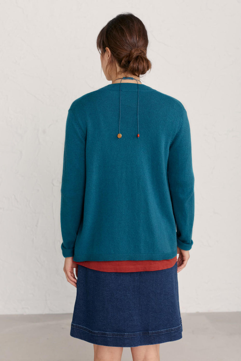 Seasalt B-WM28145-25088 Breakers Wreckage Teal Cardigan - Shirley Allum Boutique