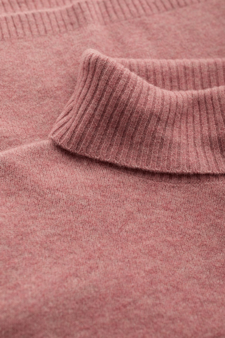 Seasalt Cloud Chasing Plaster Pink Roll-Neck Jumper - Shirley Allum Boutique