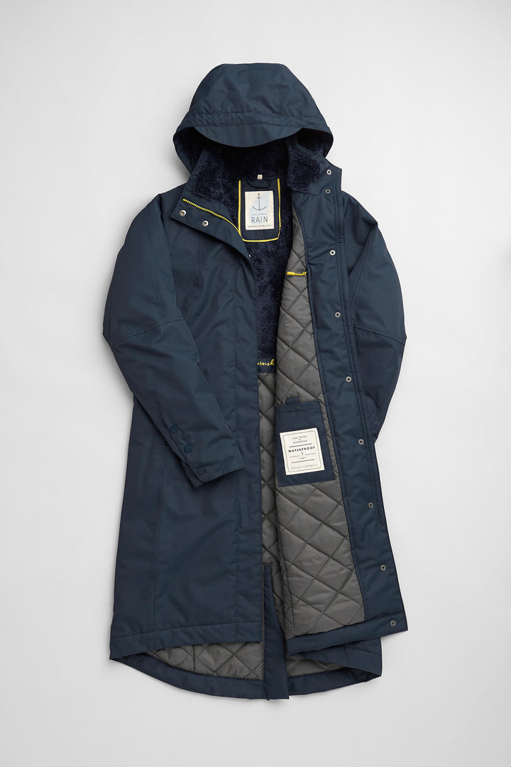 Seasalt Janelle Squid Ink Blue Raincoat - Shirley Allum Boutique