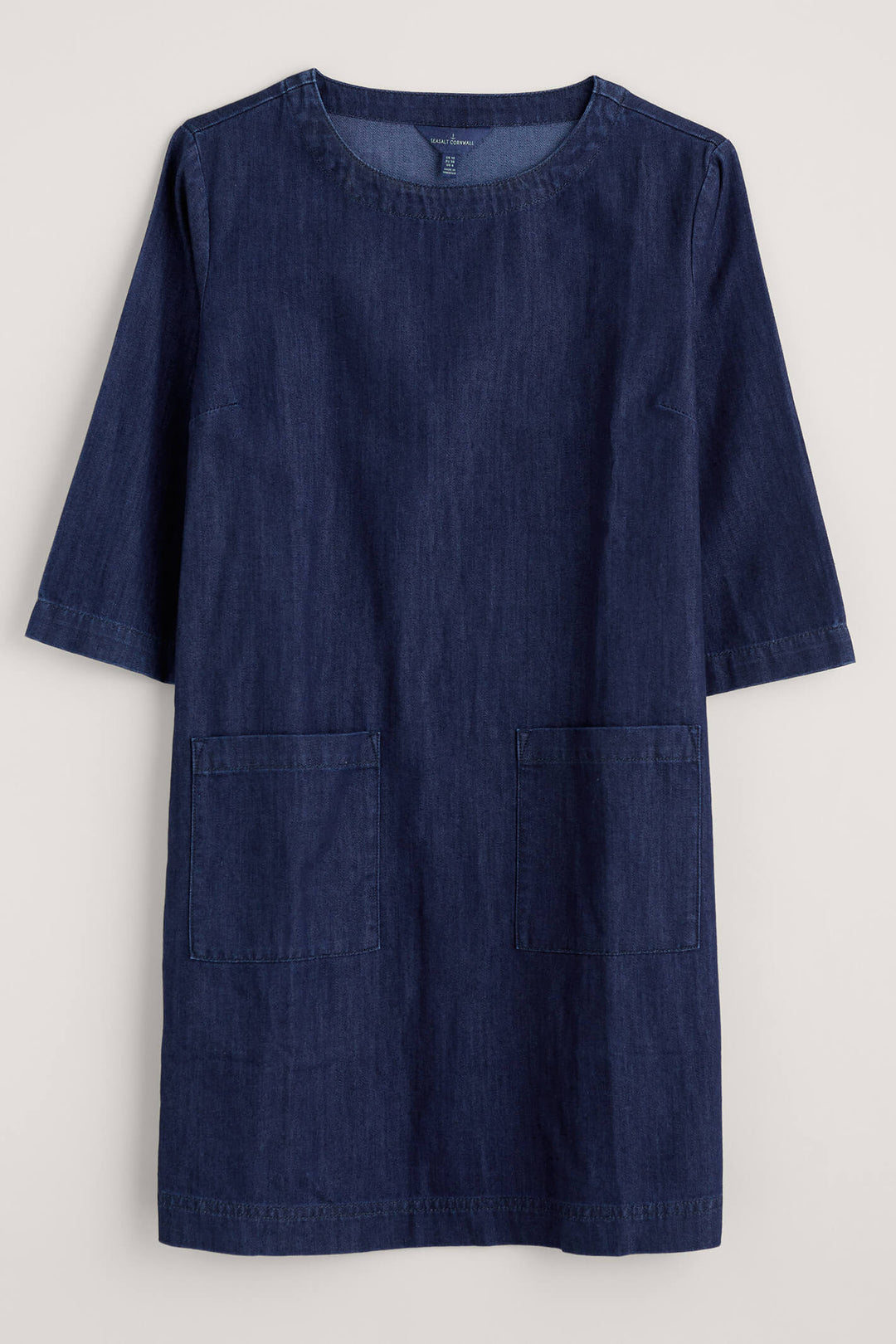 Seasalt Killick Dark Indigo Blue Wash Denim Dress - Shirley Allum Boutique