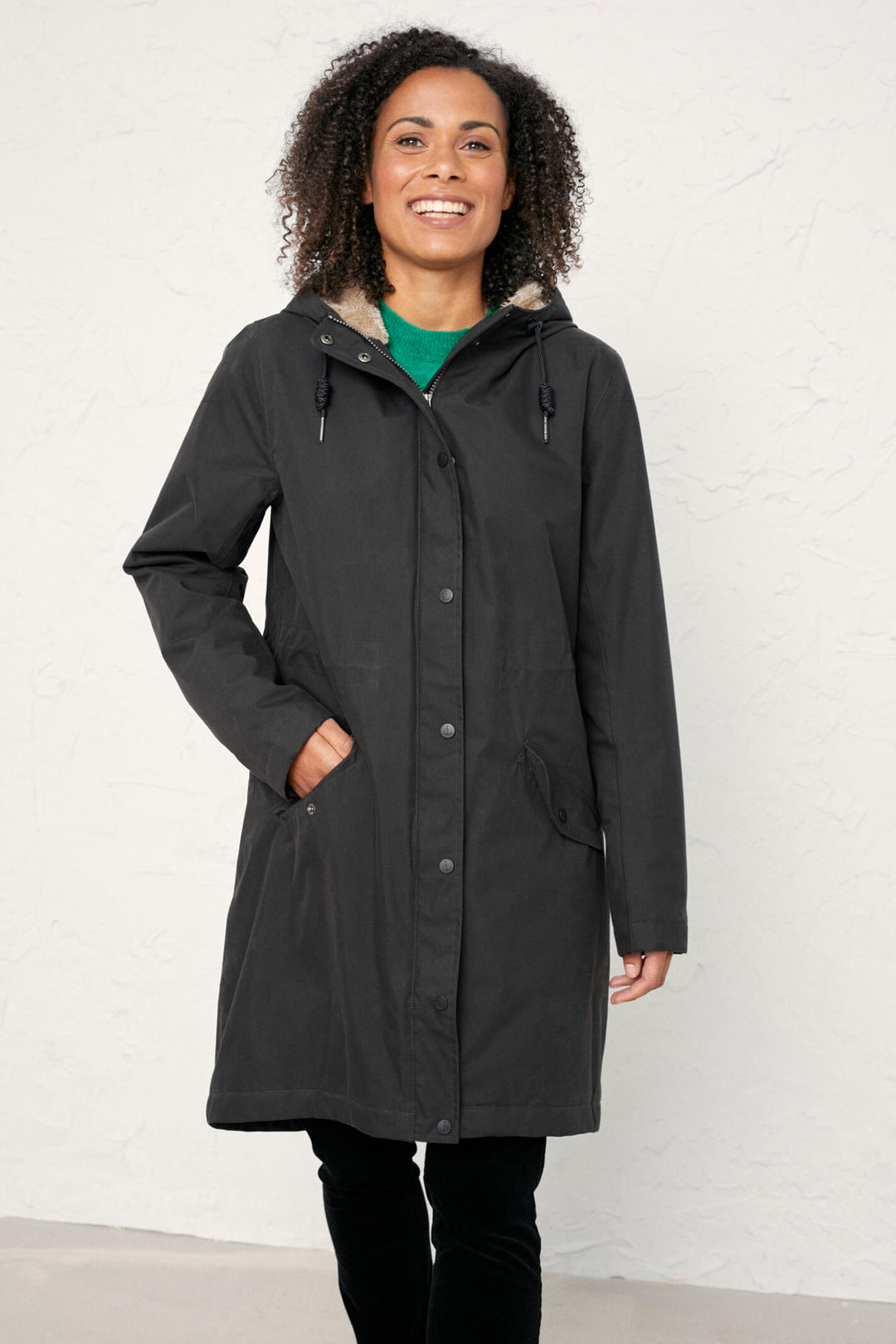 Seasalt Plant Hunter 2 B-RN23703-16466 Slate Grey Raincoat - Shirley Allum Boutique